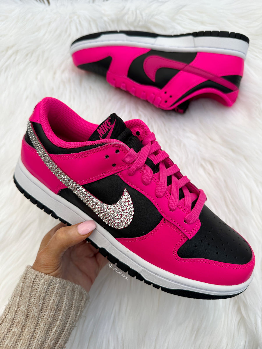 Nike Dunks Pink/Black Women Size 7 – Class by Lauren