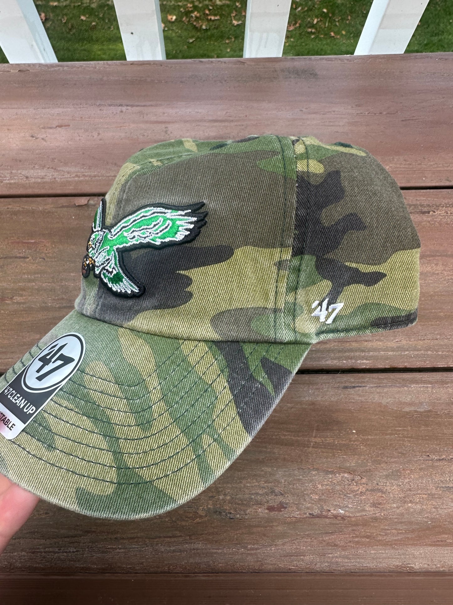 Philadelphia Eagles Kelly Green Camo Hat