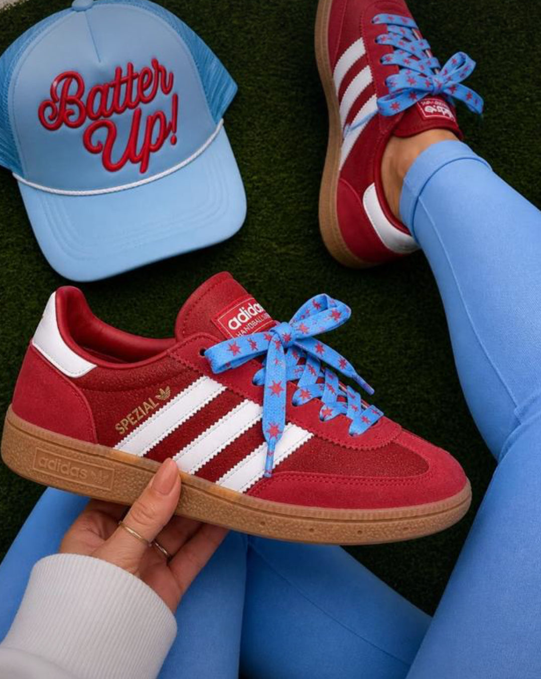 Adidas Women Americana Red Gazelle