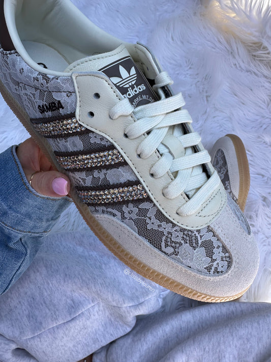 New Fall Espresso ☕️ Lace Adidas Samba