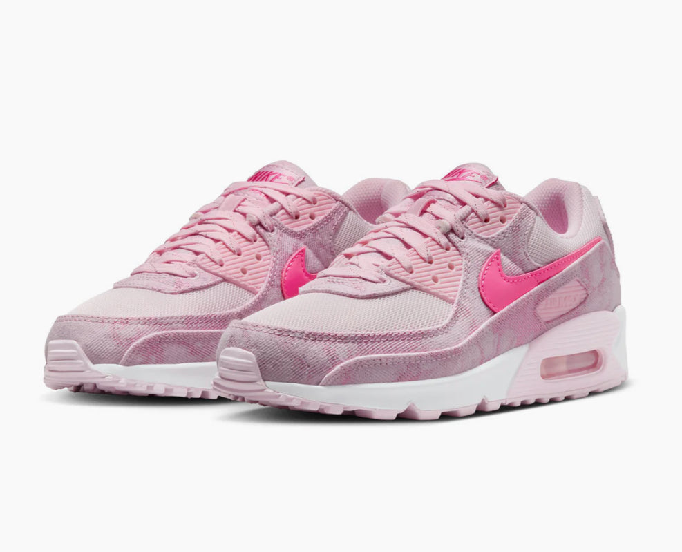 💕 New Women Pink Denim👖Nike Air Max