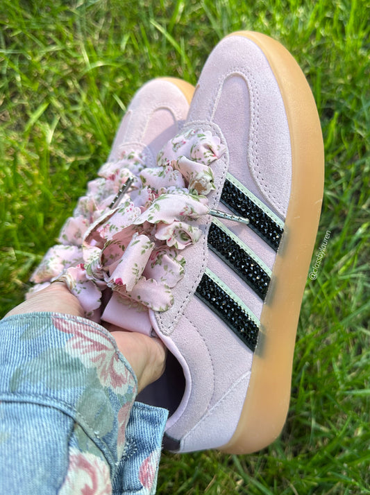 Special Edition Pink Floral Suede Adidas