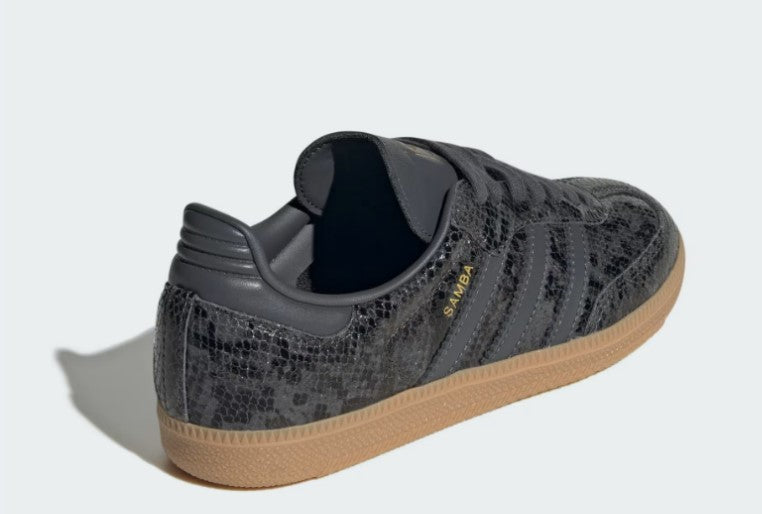 Adidas Women Black Snake Print OG Samba