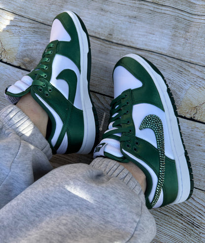 Women’s Green Satin Dunks
