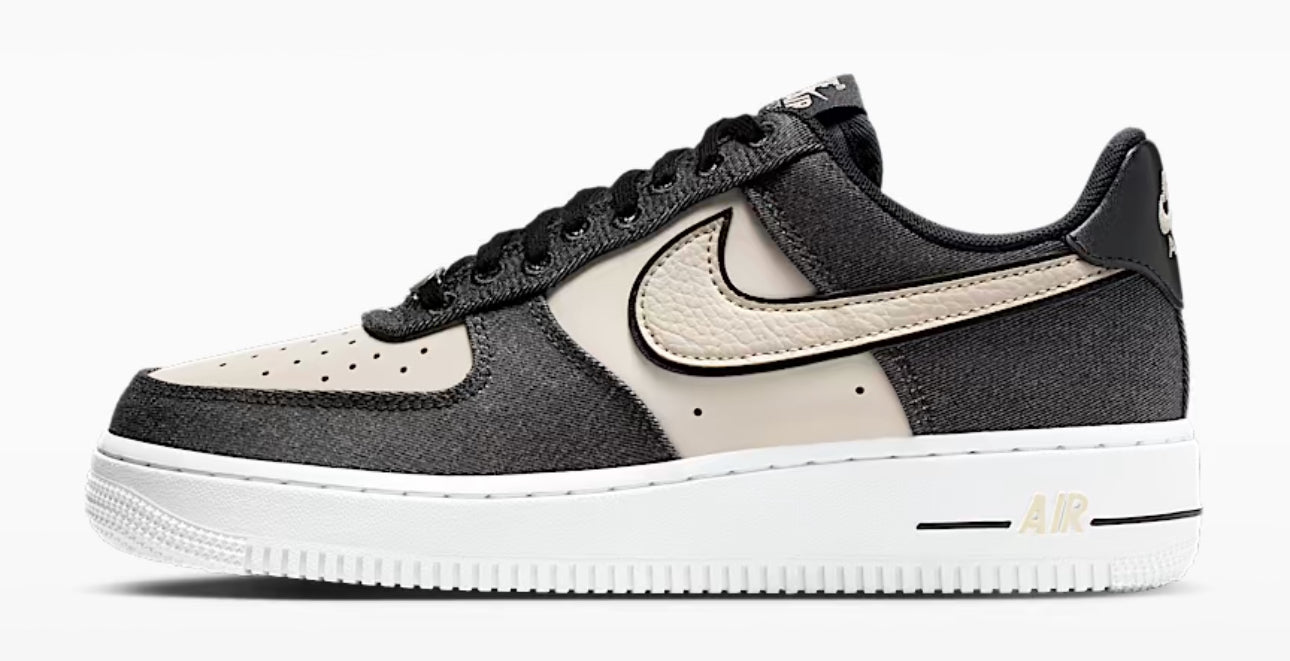 New Women Black Champagne Denim