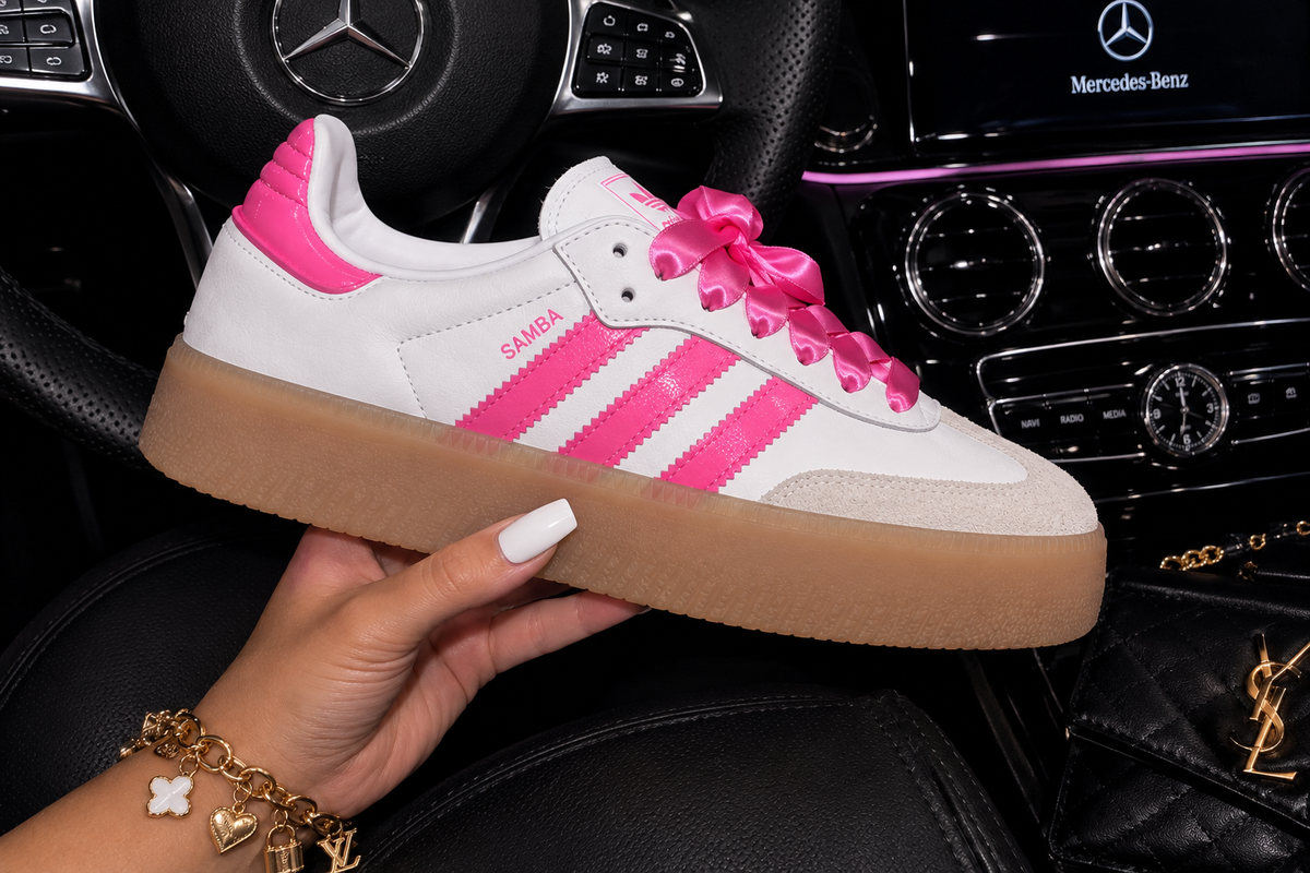 Adidas Women Pink Sambae