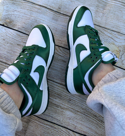 Women’s Green Satin Dunks