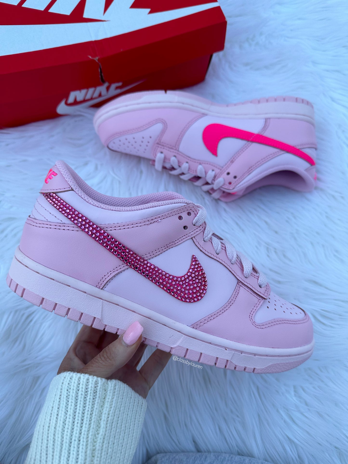 Nike Triple Pink Barbie Preschool Dunks