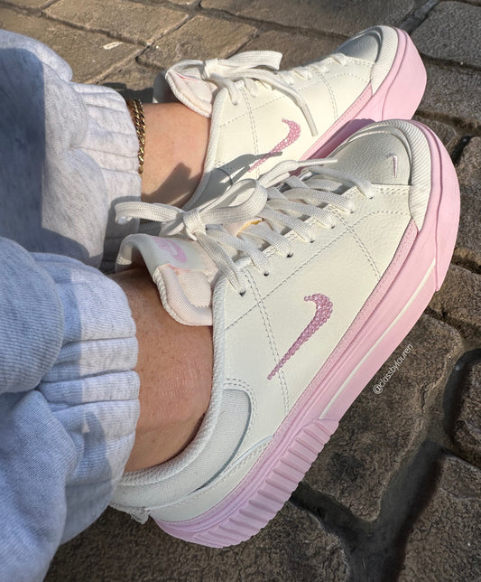 New Womens Pink Nike Platform