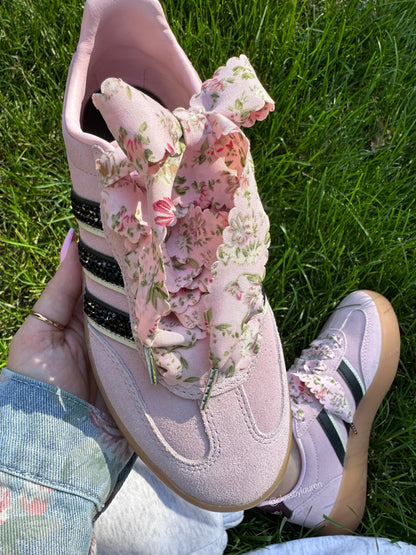 Special Edition Pink Floral Suede Adidas