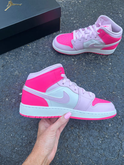 Barbie Nike Air Jordan Hot Pink Mids