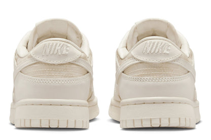 Women Gold Neutral Lace Nike Dunks