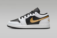 Women Nike Air Jordan 1 Metallic Gold Panda