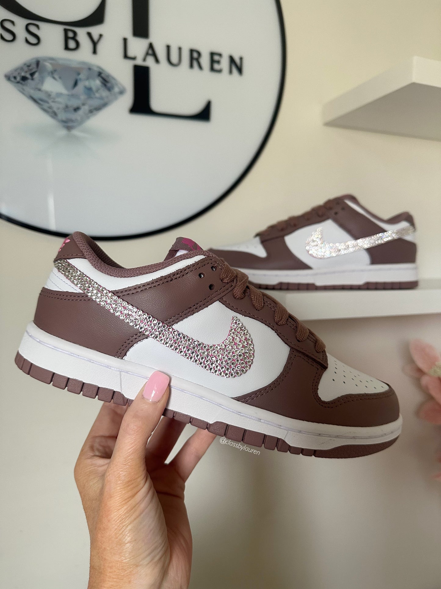 Women’s Nike Smokey Mauve Dunks