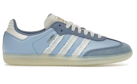 Special Edition Blue 💙 Bridgerton Adidas Sambas ☕️✉️