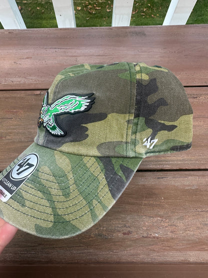 Philadelphia Eagles Kelly Green Camo Hat