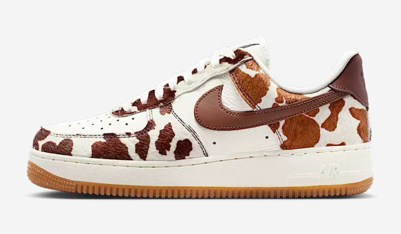 Brown Cowgirl Print Nike Air Force