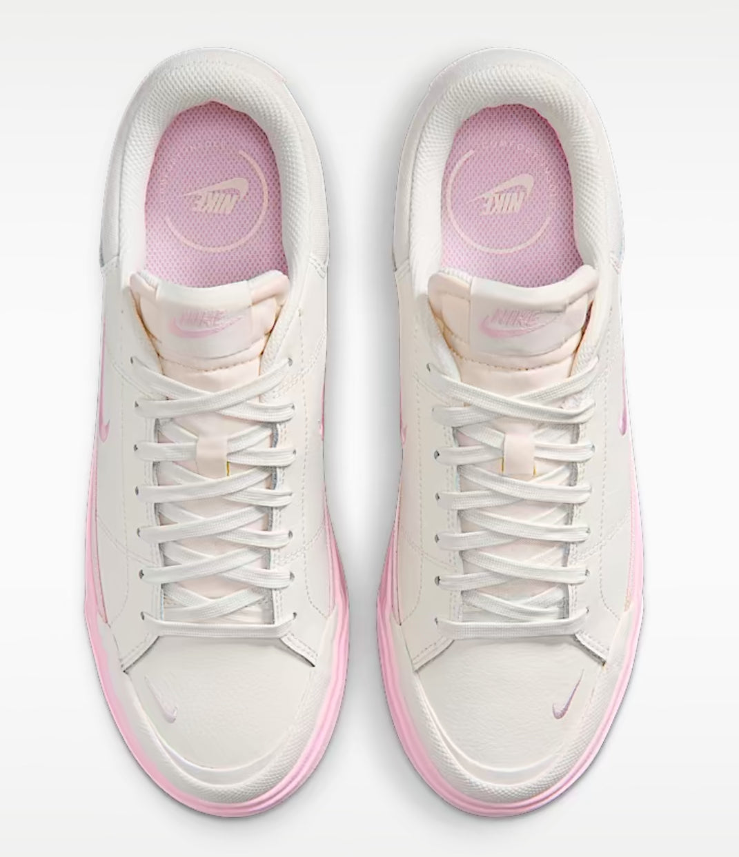 New Womens Pink Nike Platform