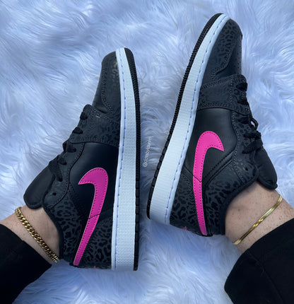 New Black Pink Leopard Nike Jordan 🖤🩷