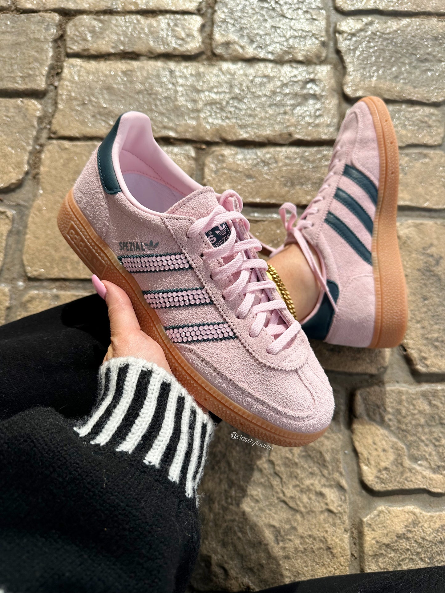 Adidas Women Pink Black Spezials