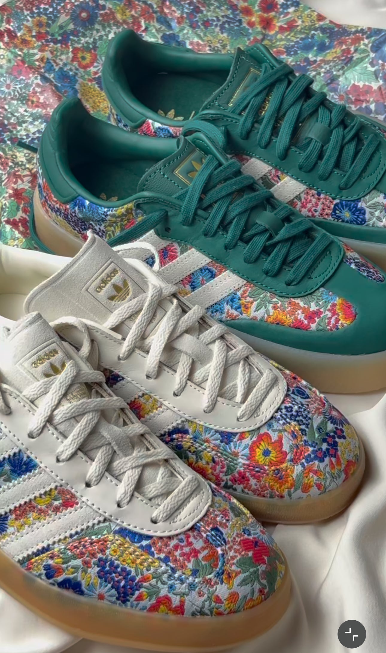 Adidas Women Liberty London Green Floral
