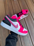 Women’s Air Jordan 1 Hand Painted Hot Pink *Kyle Richards*