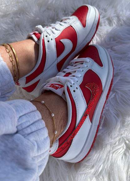 Nike Dunks Red/White Team Colors 6Y/7.5W