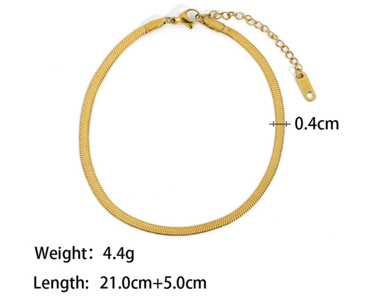 Jasmine Gold Anklet