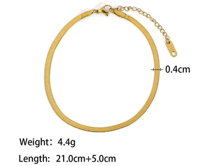 Jasmine Gold Anklet