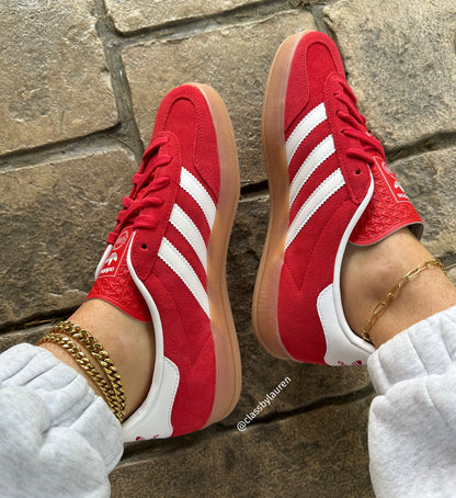 Adidas Women Americana Red Gazelle