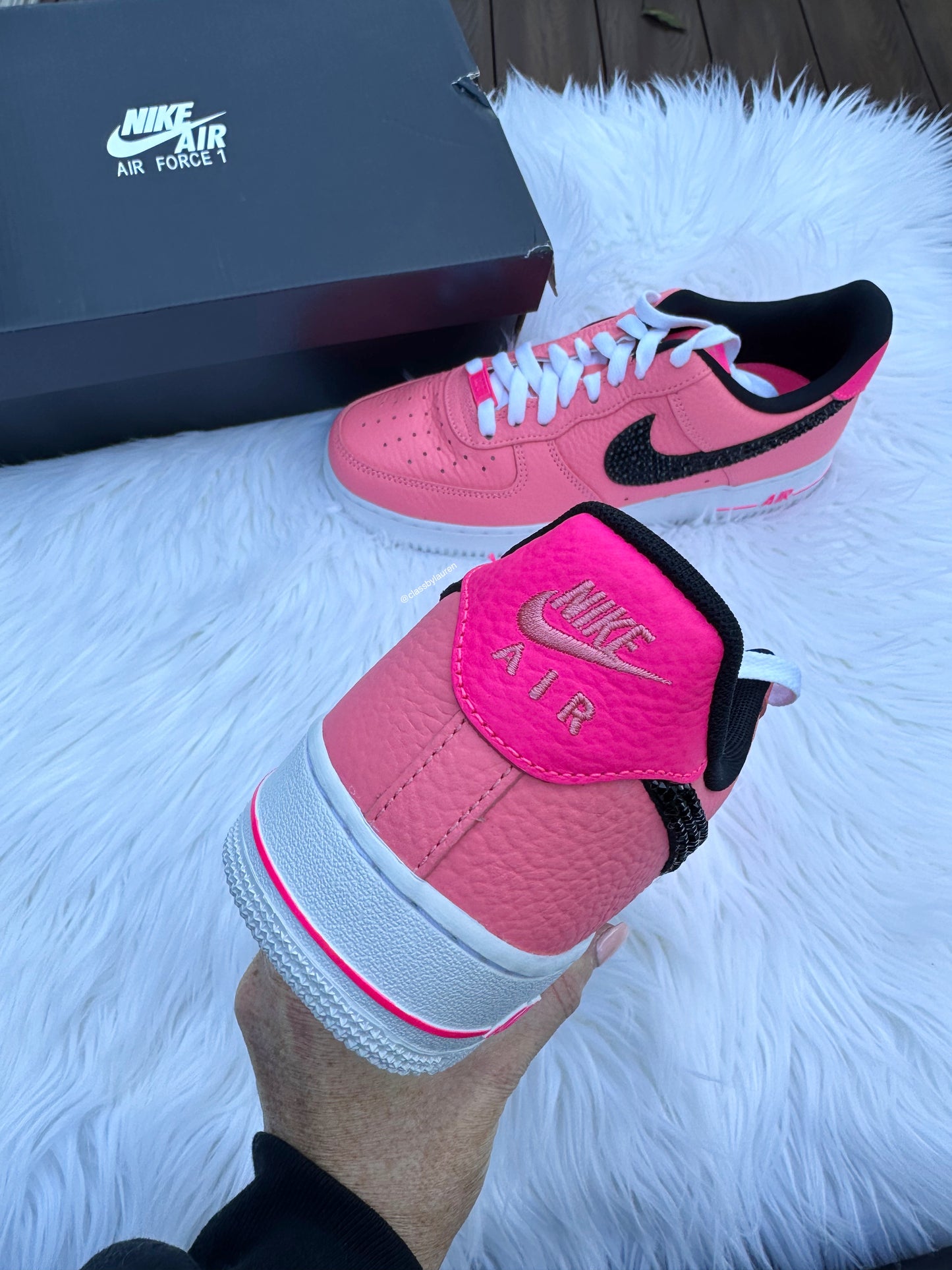 Pink Nike Air Force 1