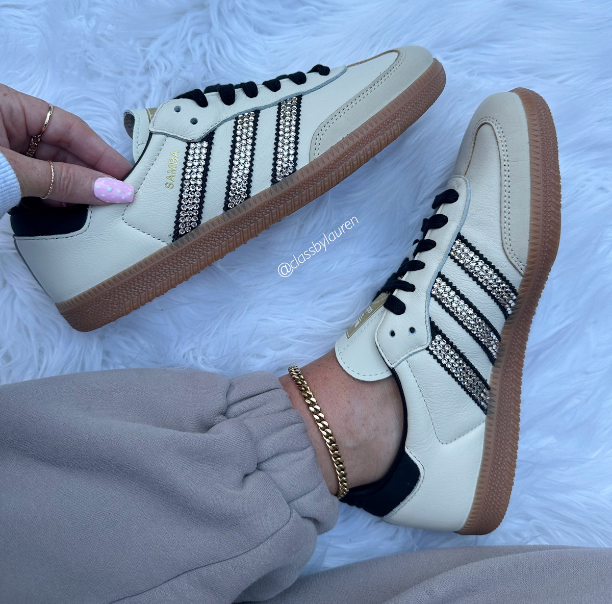 Adidas Neutral Cream Sambas