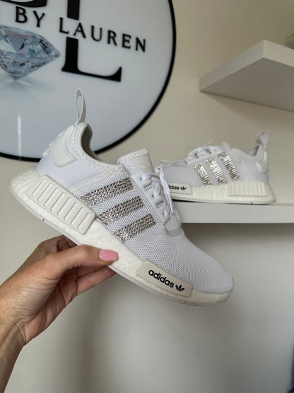 Adidas NMD White Girls 6/Women 7.5