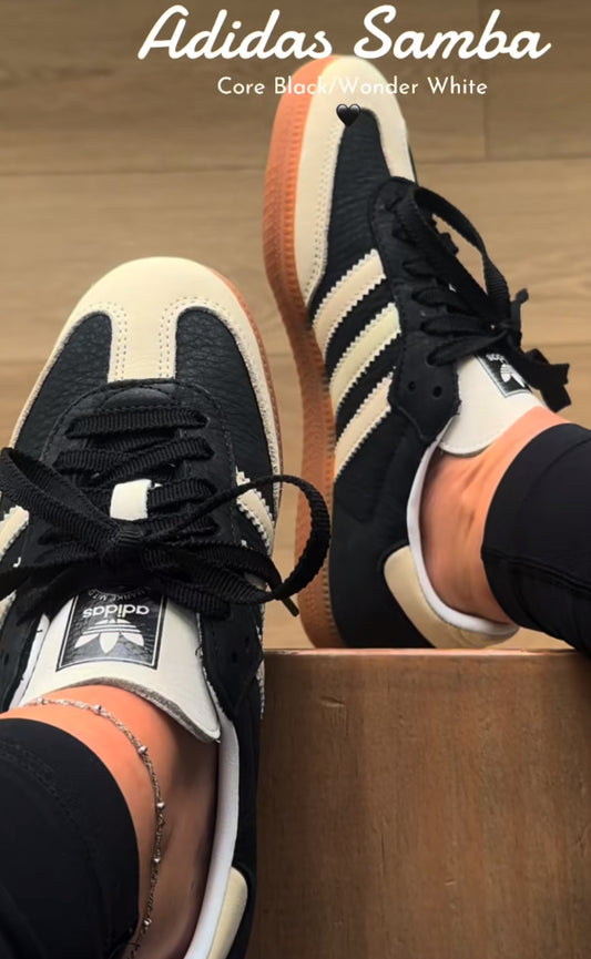 Adidas Women Black Wonder Sambas