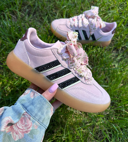 Special Edition Pink Floral Suede Adidas