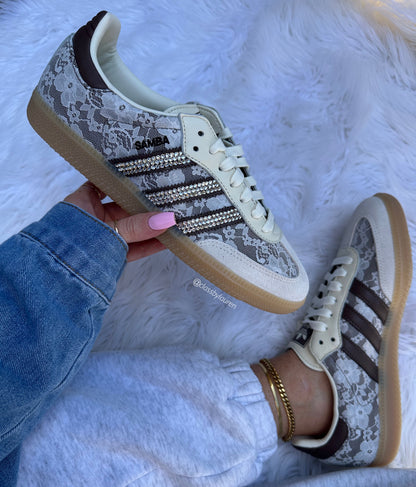 New Fall Espresso ☕️ Lace Adidas Samba