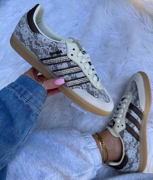 New Fall Espresso ☕️ Lace Adidas Samba