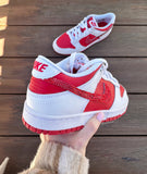 Nike Dunks Red/White Team Colors 6Y/7.5W
