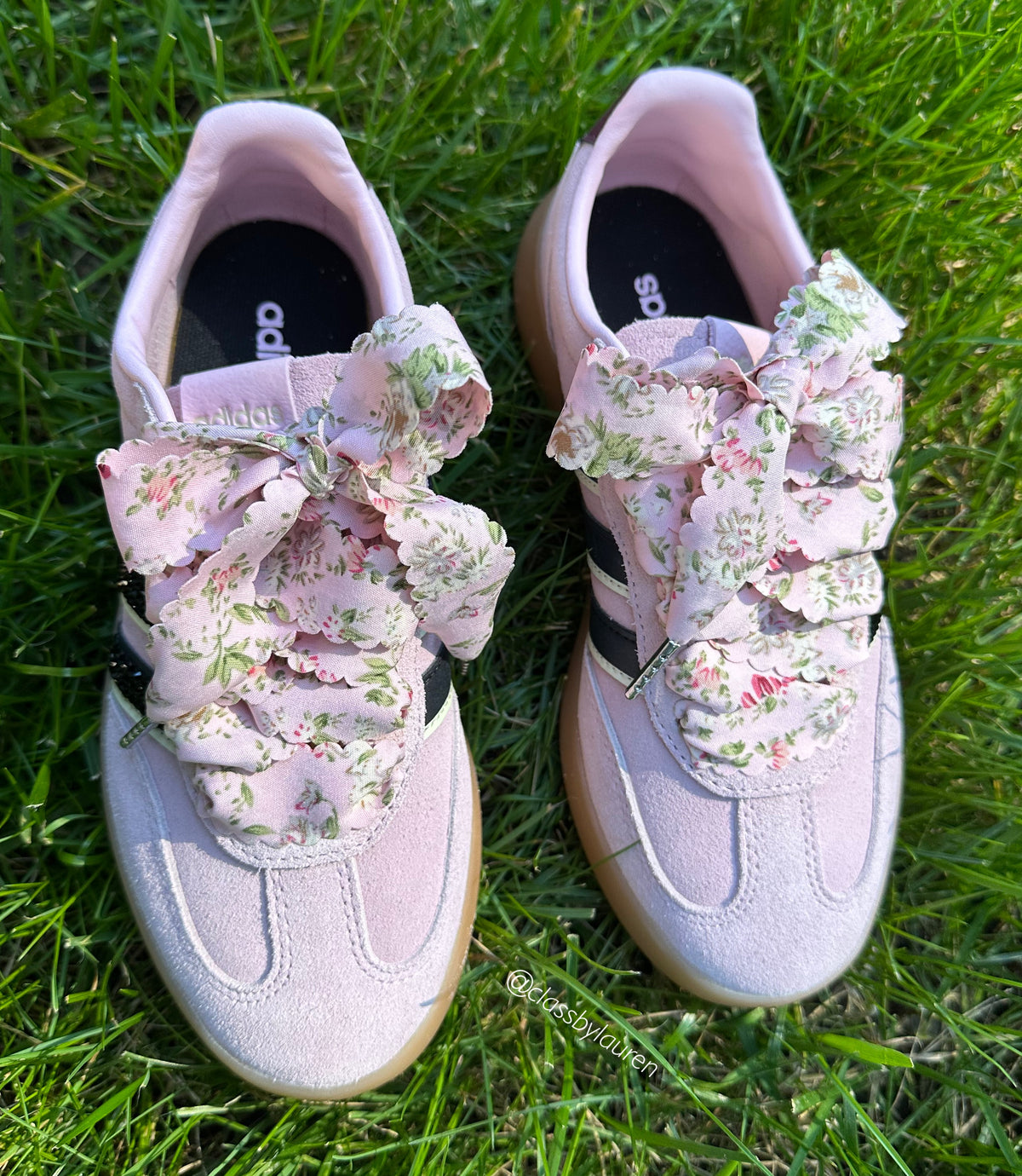 Special Edition Pink Floral Suede Adidas