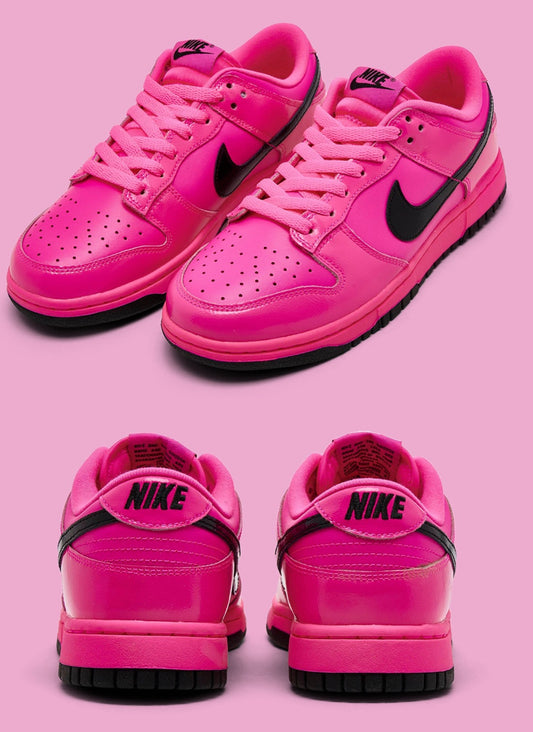 🩷 New Women Pink Black Dunks 🖤