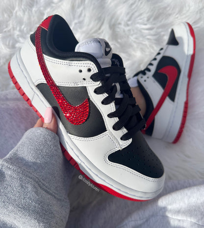 🤍 Nike Reverse Red Panda Dunks *Rare* 🖤❤️