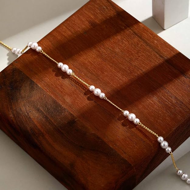 Pearl Gold Anklet