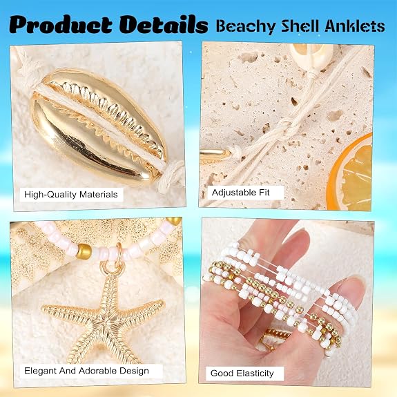 Boho Shell Ankle Bracelet