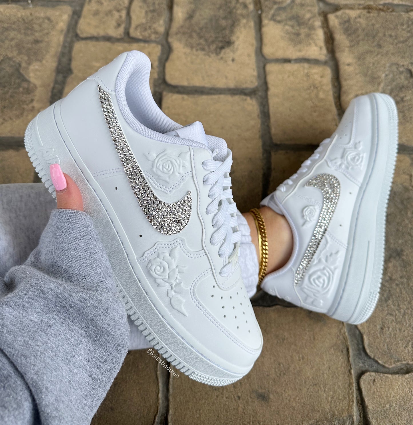 Women’s Nike Air Force 1 White Rose