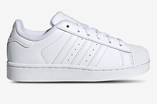 Preschool Adidas White Superstar