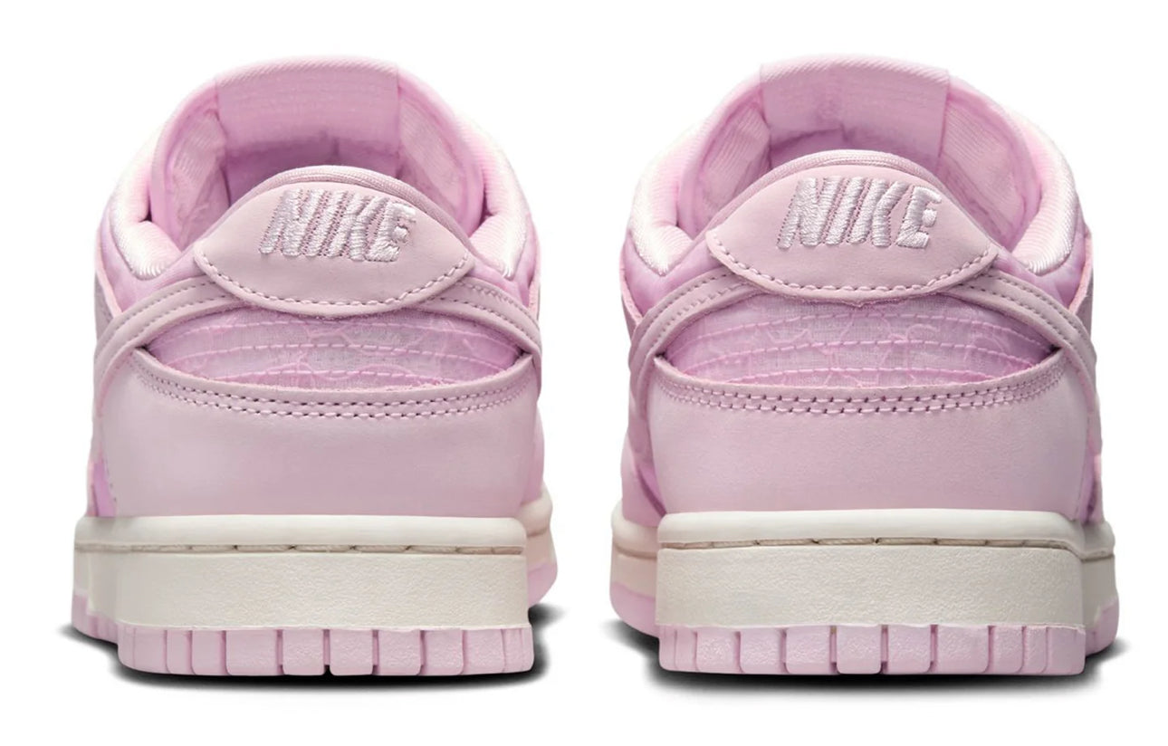 Women Pink Lace Nike Dunks