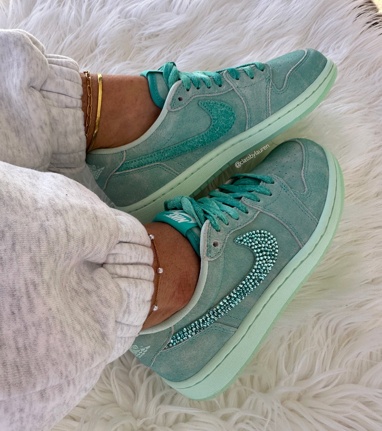 Women’s Washed Aqua Nike Jordan