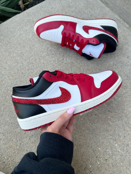 Women’s Red Air Jordan Retro 1 Low