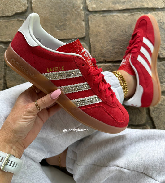 Adidas Women Americana Red Gazelle