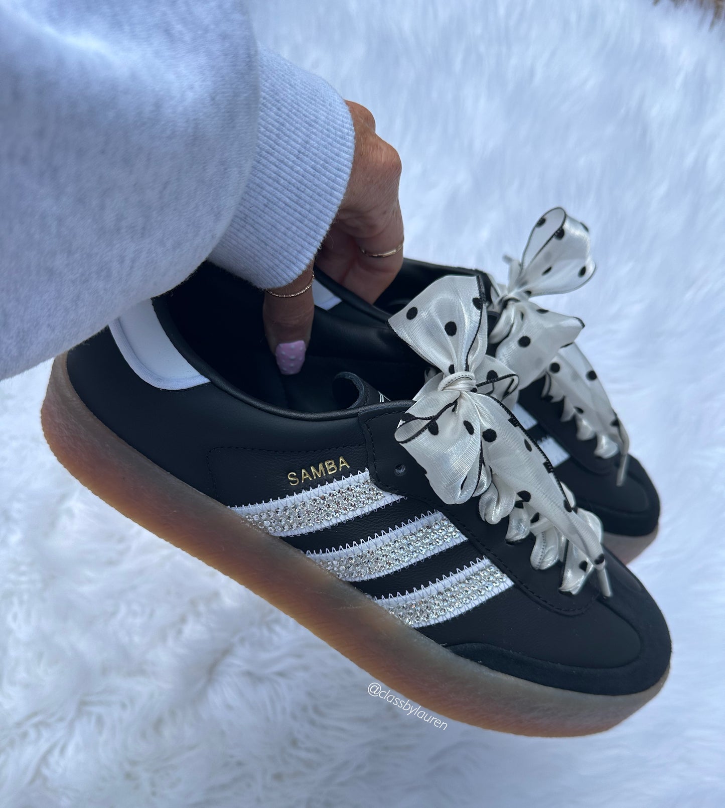 Special Edition Adidas Polka Dot Samba 🖤🤍